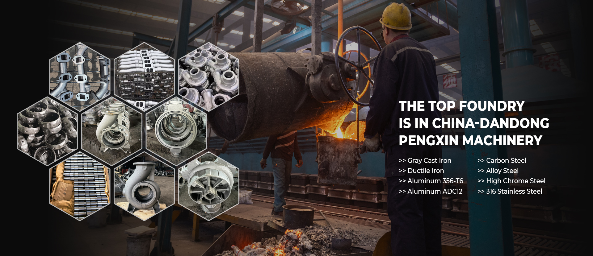 Dandong City Pengxin Machinery Co.,Ltd. was founded in 1998, is a set of casting, machining and assembly as one of the private enterprises.
